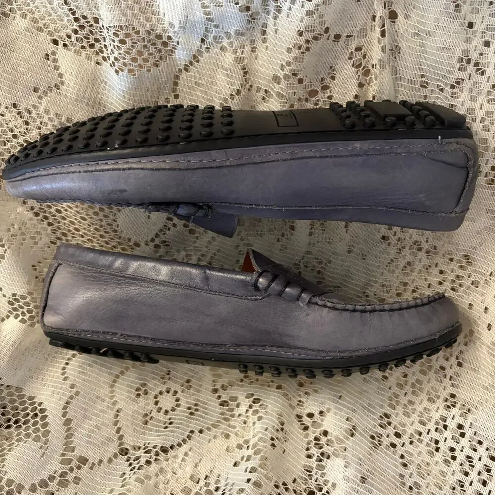 Allen Edmonds Siesta Key Men's US 12 D Blue Leather Driving Loafers